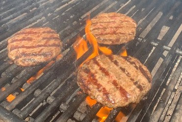 Juicy flame broiled patties!
